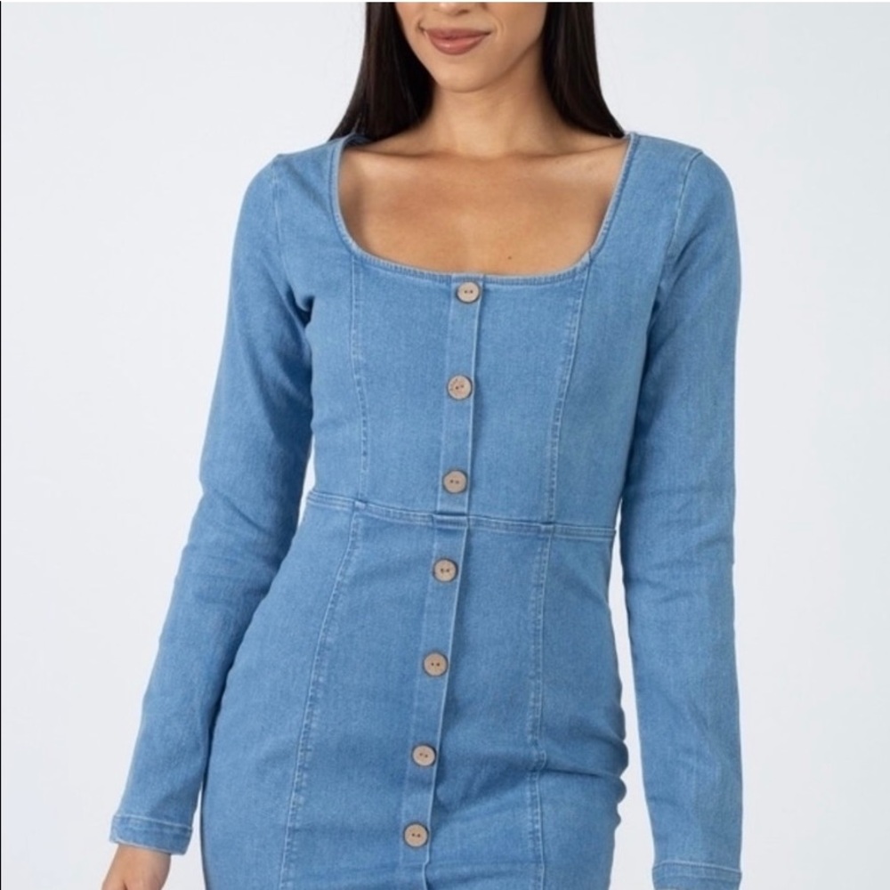 Denim dress